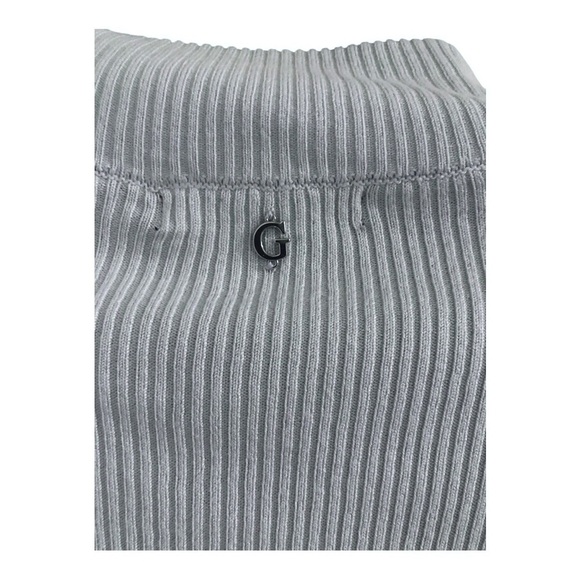 Guess Mia‎ blue heart shaped rhinestone cz trim front cutout mockneck sweater - Picture 10 of 11